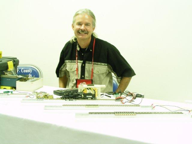 Testtraxx and me at the 2006 National Narrow Gauge Convention in Durango, Colorado...