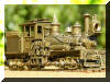 This forever will be 'your' Shay Don...Brass PFM/United Harrington Lumber Co. HO scale HO Shay engineer's forward frontal offset view...