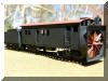 Ahhh, a Rotary...yesss...gotta have a Rotary...Brass Operating Rotary Snowplow by 'Nickel Plate Road' in HO scale engineer's forward frontal offset view...
