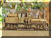 Brass PFM/United Mich-Cal Lumber Co. HO scale HO Shay engineer's side view...