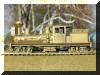 Brass PFM/United Benson Log Co. HO scale HOn3 Shay fireman's side view...