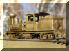 A wood's engine...Brass PFM/United Benson Log Co. HO scale HOn3 Shay, fireman's rear offset view...