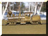 Brass PFM/United Cowichan R.R. HO scale HOn3 Shay fireman's side view...