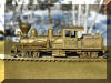 A rambunctious little Cowichan Shay...Brass PFM/United Cowichan R.R. HO scale HOn3 Shay, fireman's side view...