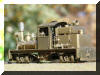 Brass PFM/United Mich-Cal Lumber Co. HO scale HOn3 Shay fireman's rear offset view...