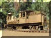 A wood's engine...Brass PFM/United Benson Log Co. HO scale HOn3 Shay, fireman's rear offset view...