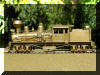 Brass PFM/United 'Michigan I or Michigan', HO scale HO Shay fireman's side view...