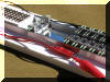 Close-up of the all NEW HO/HOn3 Dual Gauge Style 1.2/24" Testtraxx base with track and mirror slider installed...