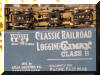 Brass PFM/United Class B HO scale HO Climax underneath view on its box...