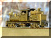 Brass PFM/United Mich-Cal Lumber Co. HO scale HO Shay fireman's rear offset view...
