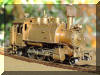 Oh so sweet! Brass NWSL 'Saginaw Lumber Co. #6 HO scale HO 2-6-2T... engineer's forward frontal view...