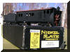 Brass Operating Rotary Snowplow by 'Nickel Plate Road' in HO scale engineer's forward frontal offset view...