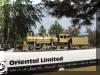 Exquisite... Brass/Casting Oriental Limited Powerhouse Series Brass Color '2-4-4-2' in HO scale... fireman's side on top of its excellent box view...