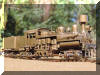 Ouch...the simple yet rugged beauty of this engine...Brass PFM/United 70 ton Pacific Coast Shay HO scale HO Shay engineer's forward frontal view...