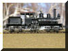 Brass Precision Scale Co. Class-A 20 Ton HO scale HOn3 Shay engineer's side view...