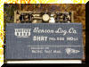 Brass PFM/United Benson Log Co. #528 HO scale HOn3 Shay underneath view on top of its box...