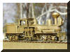 Another sweet Benson...Brass PFM/United Benson Log Co. HO scale HOn3 Shay engineer's forward frontal offset view...
