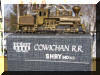 Brass PFM/United Cowichan R.R. HO scale HOn3 Shay engineer's side view on top of its perfect box...