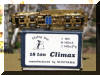 Brass Joe Works/Flying Zoo 18 ton HO scale HOn3 Climax underneath view on top of its box...