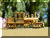 Brass Joe Works/Flying Zoo 18 ton HO scale HOn3 Climax engineer's side view...