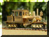 Another Classic...Brass Joe Works/Flying Zoo 18 ton HO scale HOn3 Climax engineer's forward frontal offset view...