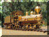 This is a really fine little lady here... A brass KTM Alishan Shay #16, HO scale HOn3 Shay, engineer's forward frontal offset view...