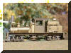 Brass PFM/United Mich-Cal Lumber Co. HO scale HOn3 Shay fireman's side view...