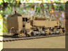 A BEAUTIFUL, brass PFM/United Uintah Railway HO scale HOn3 2-6-6-2T... engineer's rear offset view...