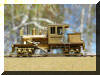 Here she is again...Brass Joe Works/Flying Zoo 18 ton HO scale HOn30 Climax fireman's side view...